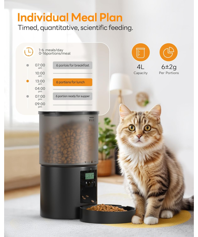 COMEDERO AUTOMATICO 2 COMIDAS TEMPORIZADOR – foto del producto comedero automatico comidas COMEDERO AUTOMATICO 2 COMIDAS TEMPORIZADOR – foto del producto comedero automatico comidas