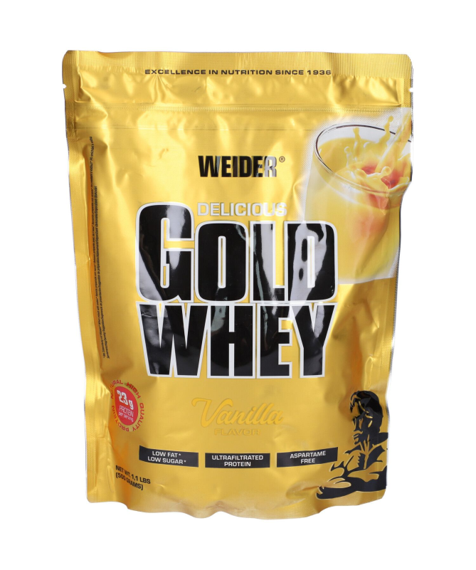 WEIDER GOLD WHEY VAINILLA 500GR – foto del producto weider gold whey WEIDER GOLD WHEY VAINILLA 500GR – foto del producto weider gold whey
