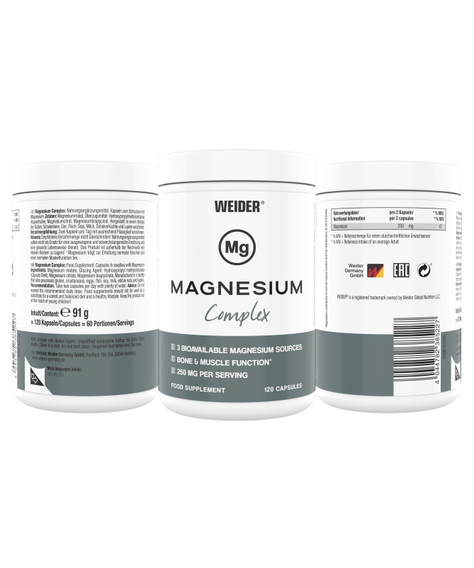 WEIDER MAGNESIUM COMPLEX 120CAP – foto del producto magnesio weider magnesium WEIDER MAGNESIUM COMPLEX 120CAP – foto del producto magnesio weider magnesium
