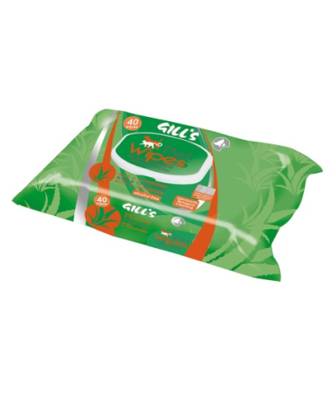 GILL S TOALLITAS HUMEDAS XL ALOE CLORHEXIDINA 40U – foto del producto gill toallitas humedas