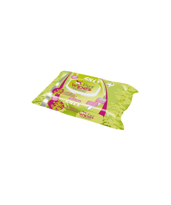 GILL S TOALLITAS HUMEDAS XL AROMA CITRONELA 40UDS – foto del producto gill toallitas humedas