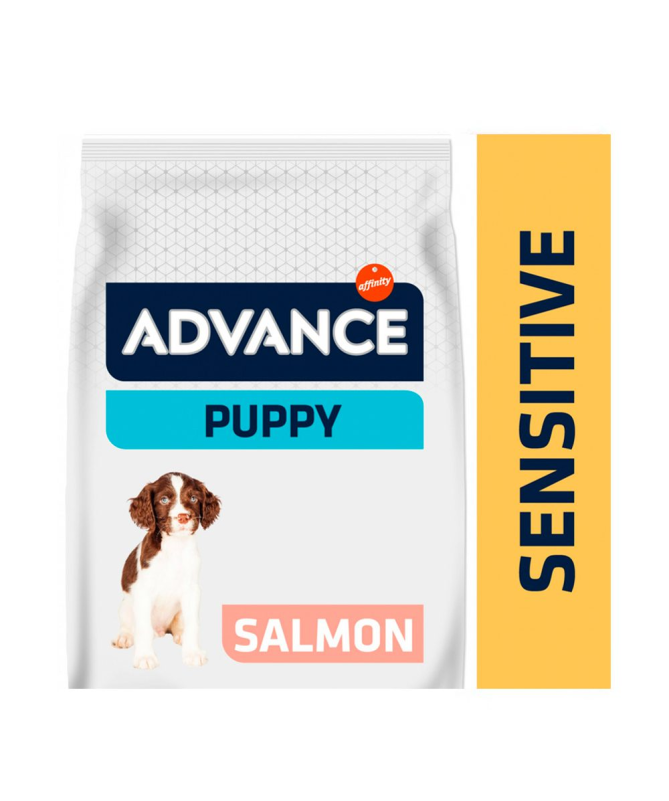 ADVANCE CANINE PUPPY SENSITIVE SALMON 3KG – foto del producto vitamina sulfato proteína ADVANCE CANINE PUPPY SENSITIVE SALMON 3KG – foto del producto vitamina sulfato proteína