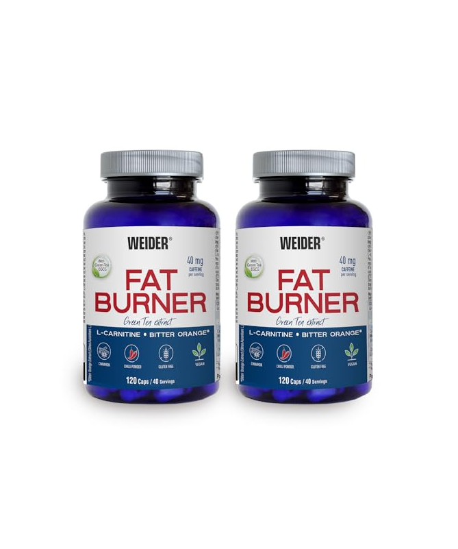 WEIDER FAT BURNER DUO 2UDSX120CAP – foto del producto polvo extracto verde WEIDER FAT BURNER DUO 2UDSX120CAP – foto del producto polvo extracto verde