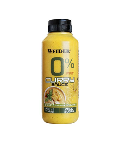 SAUCE ZERO SALSA CURRY 265ML – foto del producto sal vinagre goma