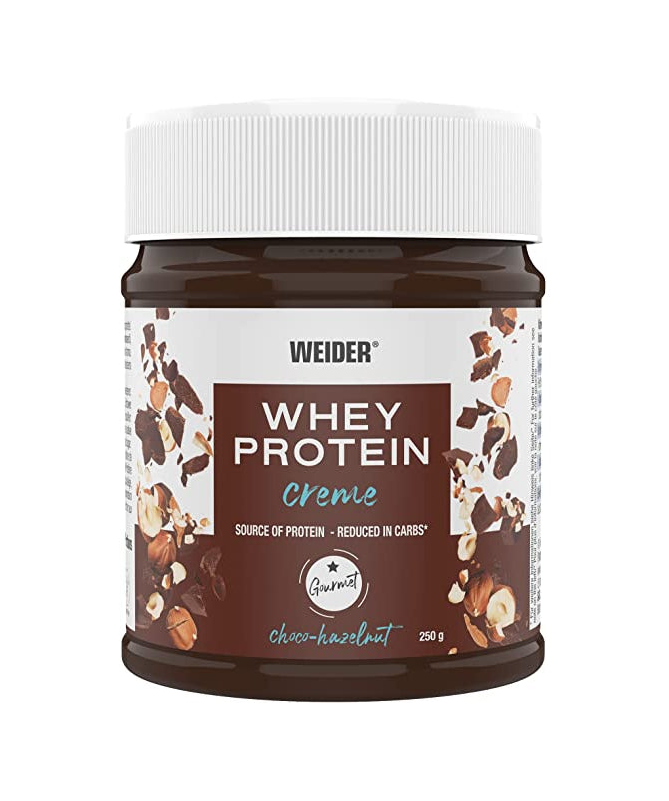 WEIDER WHEY PROTEIN CREME CHOCO HAZELNUT 250GR – foto del producto leche suero aceite WEIDER WHEY PROTEIN CREME CHOCO HAZELNUT 250GR – foto del producto leche suero aceite
