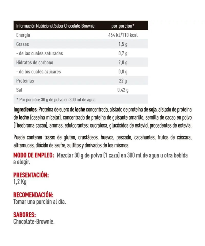 FUSION PROTEIN CHOCOLATE BROWNIE 1 2KG – foto del producto proteína leche aislado FUSION PROTEIN CHOCOLATE BROWNIE 1 2KG – foto del producto proteína leche aislado