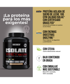 WEIDER ISOLATE WHEY 100 CFM CHOCO 420GR – foto del producto tienes contacta nuestro
