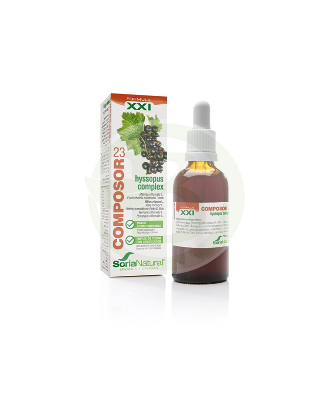 COMPOSOR 23 HYSSOPUS COMPLEX XXI 50ML – foto del producto extracto liofilizado officinalis COMPOSOR 23 HYSSOPUS COMPLEX XXI 50ML – foto del producto extracto liofilizado officinalis