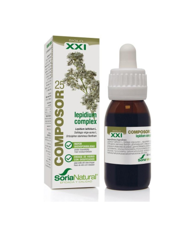 COMPOSOR 25 LEPIDIUM COMPLEX XXI 50ML – foto del producto extracto lepidium fluido