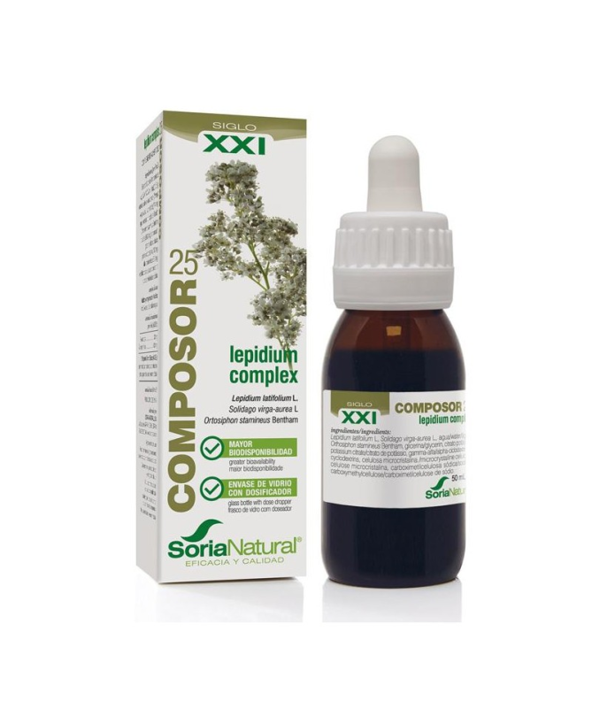 COMPOSOR 25 LEPIDIUM COMPLEX XXI 50ML – foto del producto extracto lepidium fluido COMPOSOR 25 LEPIDIUM COMPLEX XXI 50ML – foto del producto extracto lepidium fluido