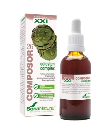 COMPOSOR 26 COLESTEN COMPLEX XXI 50ML – foto del producto extracto semilla ciclodextrinas