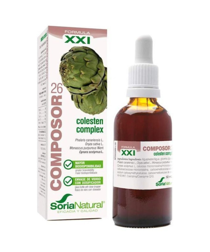 COMPOSOR 26 COLESTEN COMPLEX XXI 50ML – foto del producto extracto semilla ciclodextrinas COMPOSOR 26 COLESTEN COMPLEX XXI 50ML – foto del producto extracto semilla ciclodextrinas