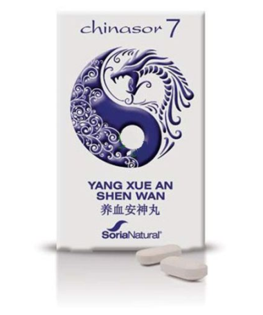 CHINASOR 07 YANG XUE AN SHEN WAN 30COMP – foto del producto extracto seco estabilizante