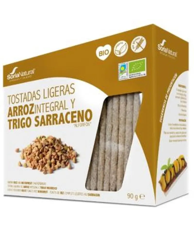 TOSTADAS DE ARROZ INTEGRAL Y TRIGO SARRACENO 95GR – foto del producto integral arroz harina TOSTADAS DE ARROZ INTEGRAL Y TRIGO SARRACENO 95GR – foto del producto integral arroz harina