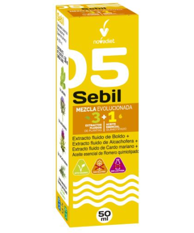 SEBIL ACEITE ESENCIAL ROMERO MEZCLA EVOLUCIONADA 50 ML – foto del producto fluido aceite esencial