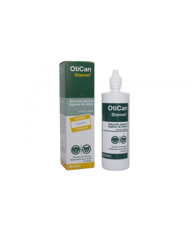OTICAN LIMPIADOR OIDOS PERROS Y GATOS 125ML – foto del producto otican limpiador oidos