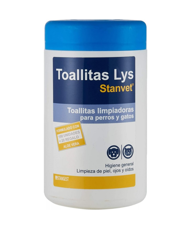 TOALLITAS LYS PIEL OJOS OIDOS PERROS Y GATOS 120UD – foto del producto toallitas lys piel TOALLITAS LYS PIEL OJOS OIDOS PERROS Y GATOS 120UD – foto del producto toallitas lys piel
