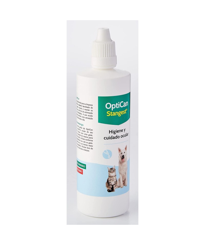 OPTICAN LIMPIADOR OJOS PERROS Y GATOS 125ML – foto del producto optican limpiador ojos