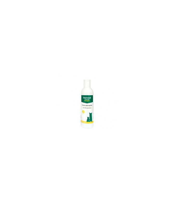 CHAMPU DERMOSEL PERROS Y GATOS 250ML – foto del producto champu dermosel perros