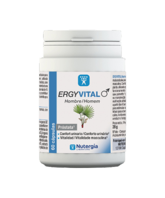 ERGYVITAL HOMBRE 60CAP – foto del producto vitamina saw palmetto ERGYVITAL HOMBRE 60CAP – foto del producto vitamina saw palmetto