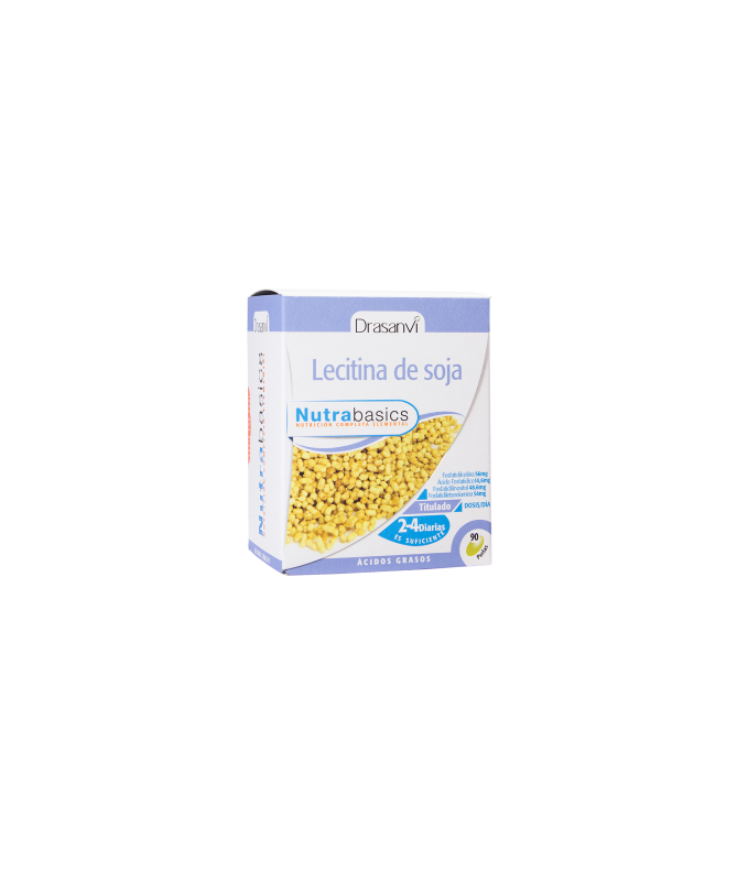 NUTRABASICS LECITINA DE SOJA 540MG 90PERLAS – foto del producto soja lecitina nutrabasics