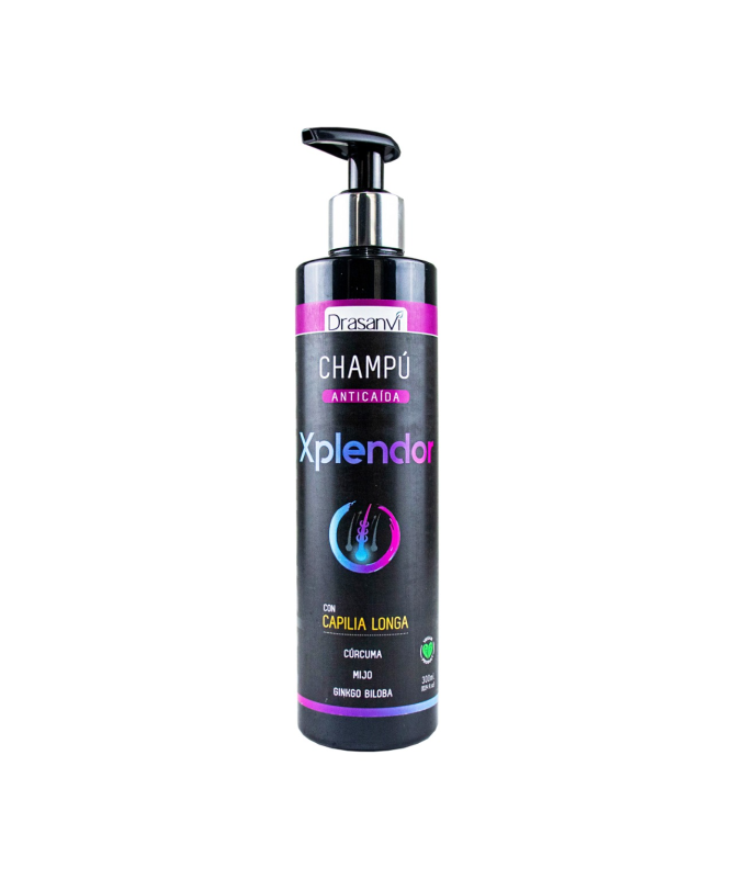 CHAMPU XPLENDOR ANTICAIDA 300ML – foto del producto sodium lauryl potassium