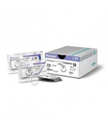PGC25 5/0 AG.TRIANGULAR 3/8 16MM H70CM VIOLETA 12U