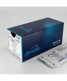 PGLA90 2/0 AG.TRIANGULAR 1/2 26MM 90CM VIOLETA 12U