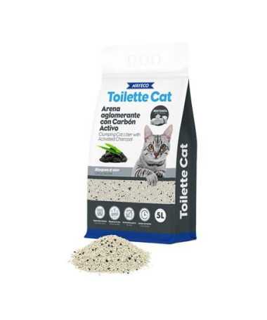 ARENA BENTONITA TOILETTE CAT CARBON ACTIVO5L/4