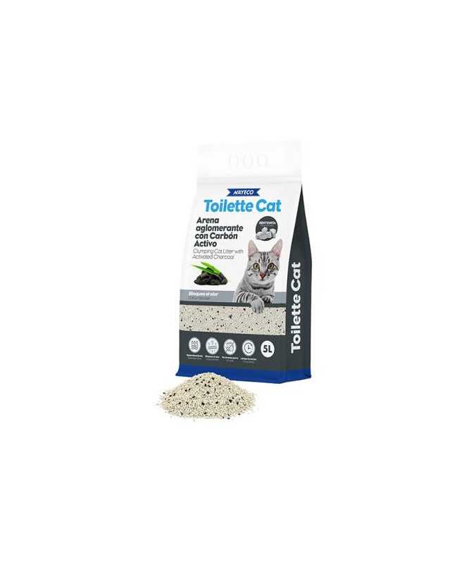 ARENA BENTONITA TOILETTE CAT CARBON ACTIVO5L/4 ARENA BENTONITA TOILETTE CAT CARBON ACTIVO5L/4